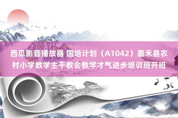 西瓜影音播放器 国培计划（A1042）嘉禾县农村小学数学主干教会教学才气进步培训班开班