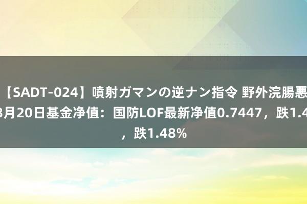 【SADT-024】噴射ガマンの逆ナン指令 野外浣腸悪戯 8月20日基金净值：国防LOF最新净值0.7447，跌1.48%