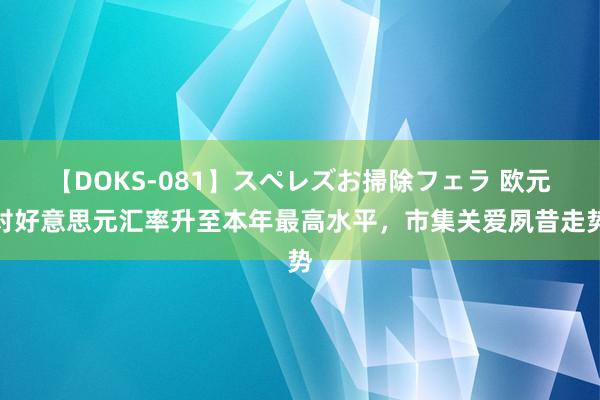 【DOKS-081】スペレズお掃除フェラ 欧元对好意思元汇率升至本年最高水平，市集关爱夙昔走势